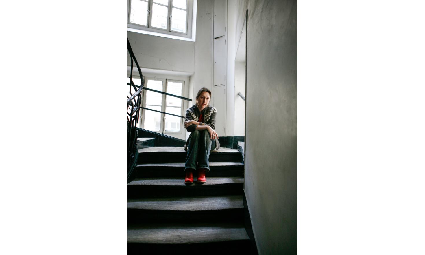 Portraits on assignent Marie Darrieussec, writer