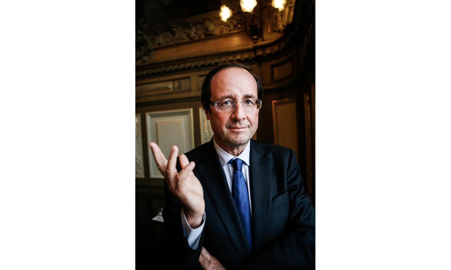 Portraits on assignent François Hollande, French president