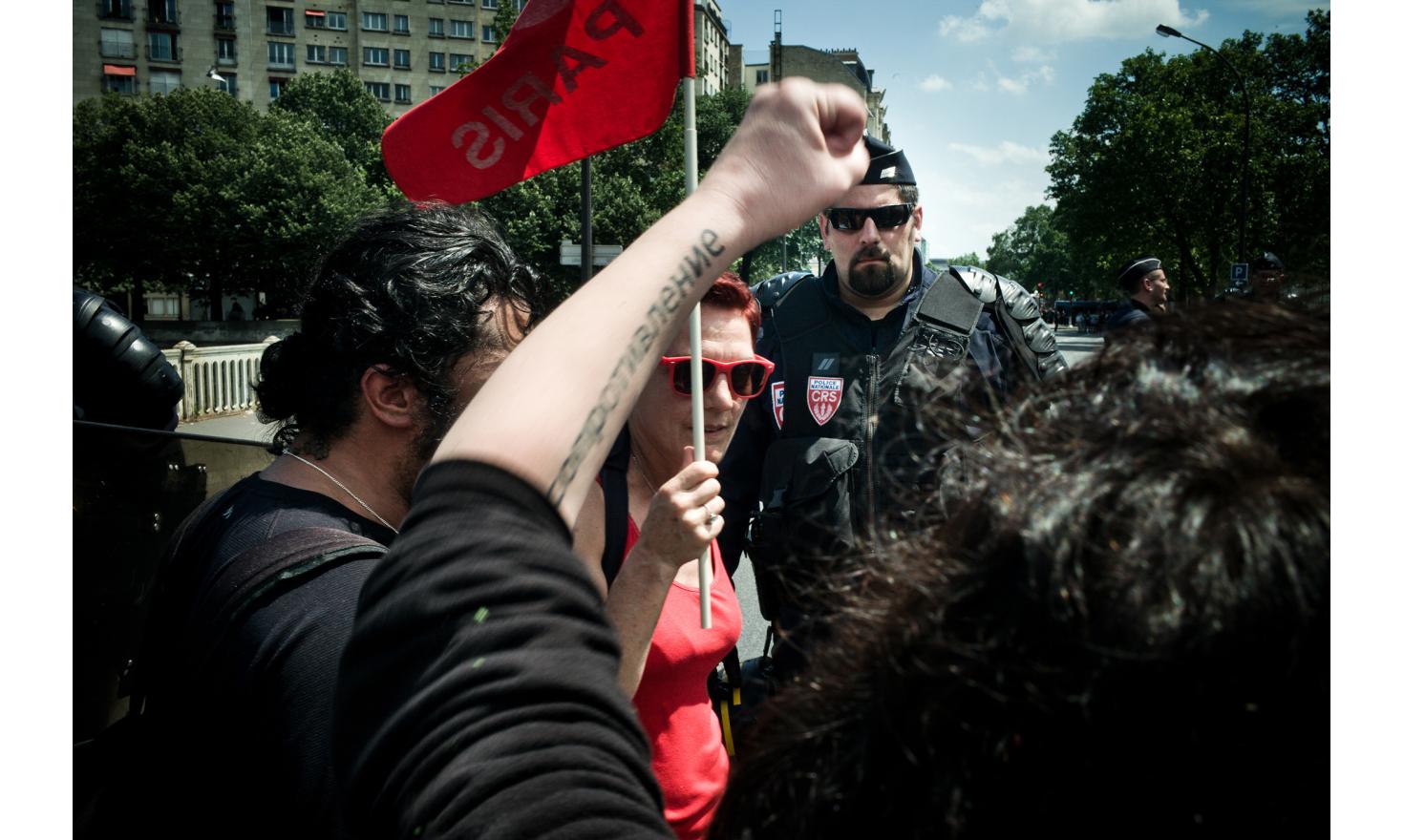News / Paris spring demonstrations Against the new labour law reform project