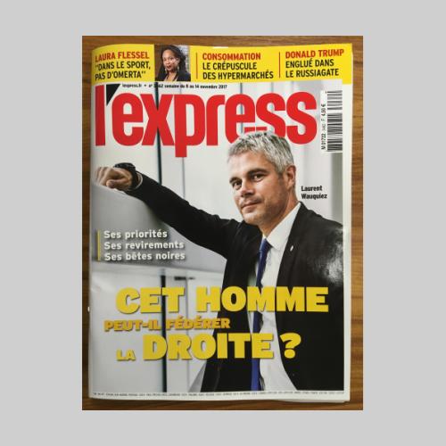 Laurent Wauquiez_cover l'Express